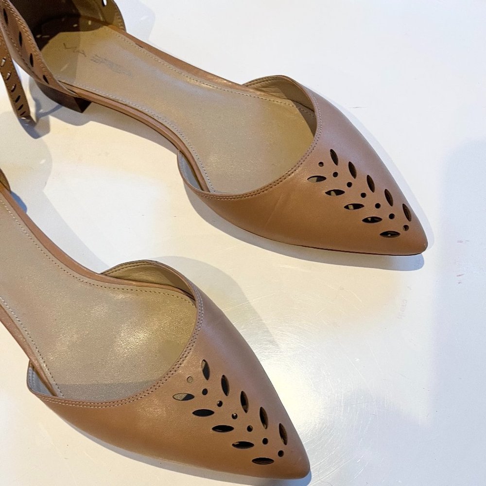 Via Spiga Ankle Strap Flats